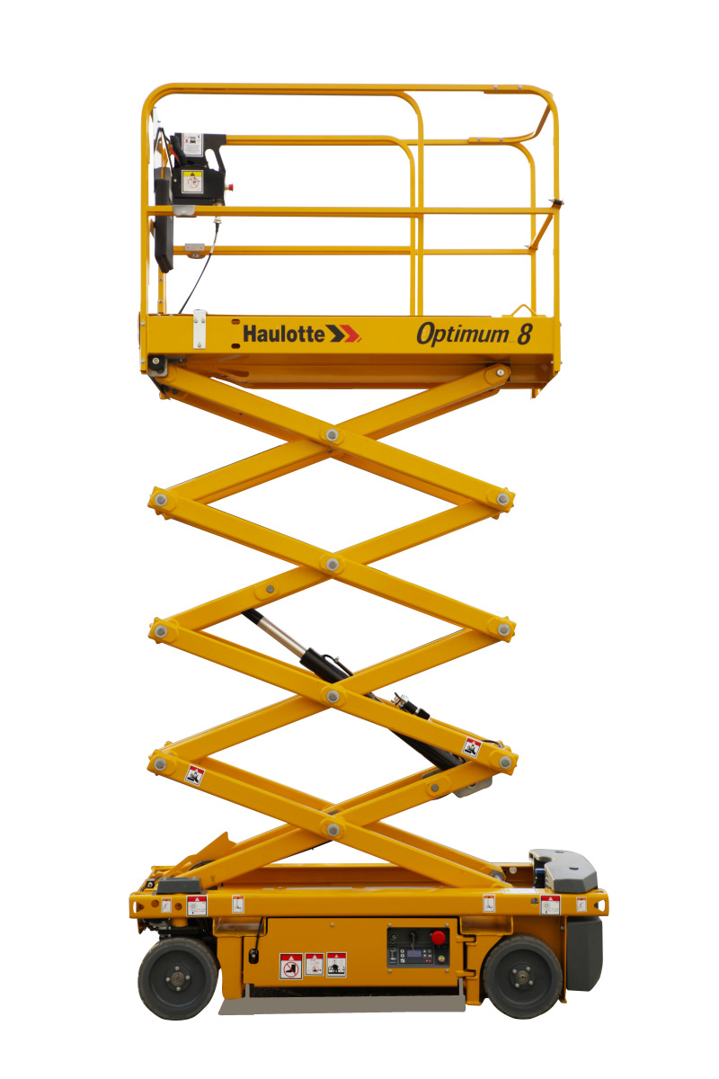 Haulotte Elektro-Scherenarbeitsbühne "Optimum 8" - 230 kg Tragfähigkeit, 8 m Arbeitshöhe